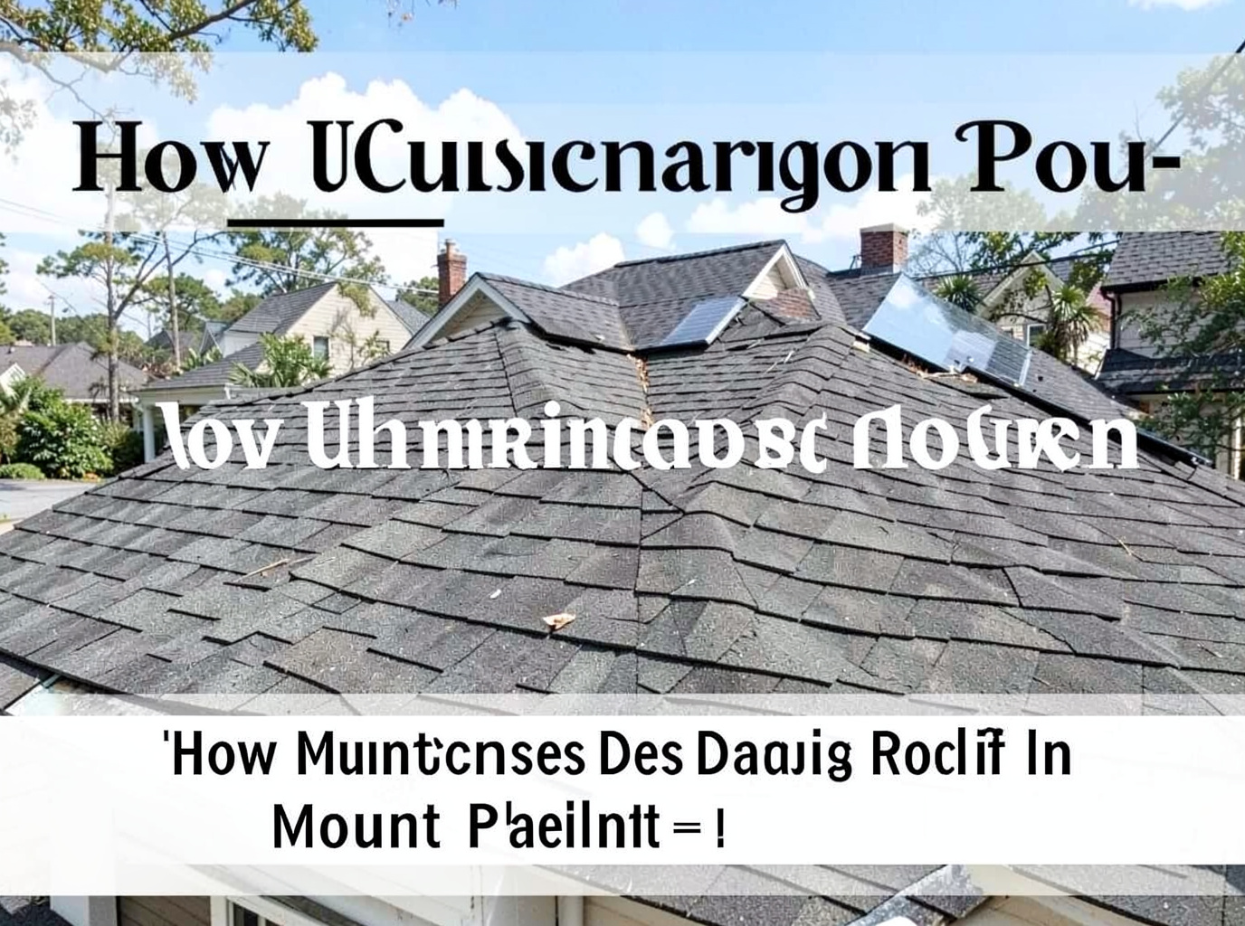 How Hurricanes Damage Roofs in Mount Pleasant